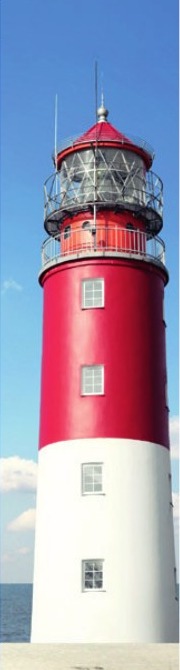 Leuchtturm am Strand